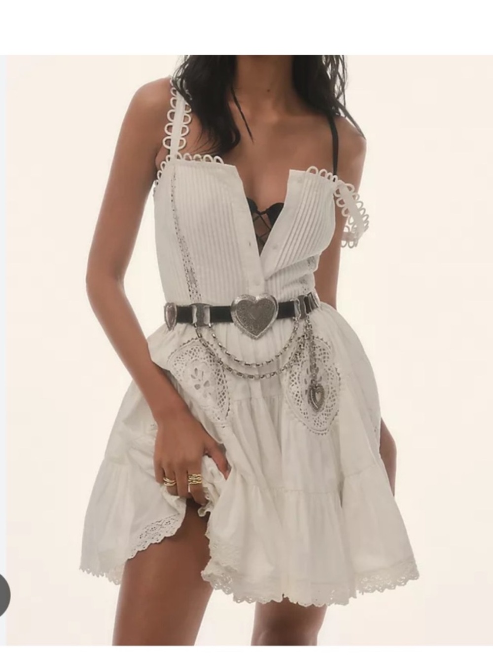 Anthropologie Forever Your Girl Adrianna Lace Romper (Size S) - Picture 4 of 10